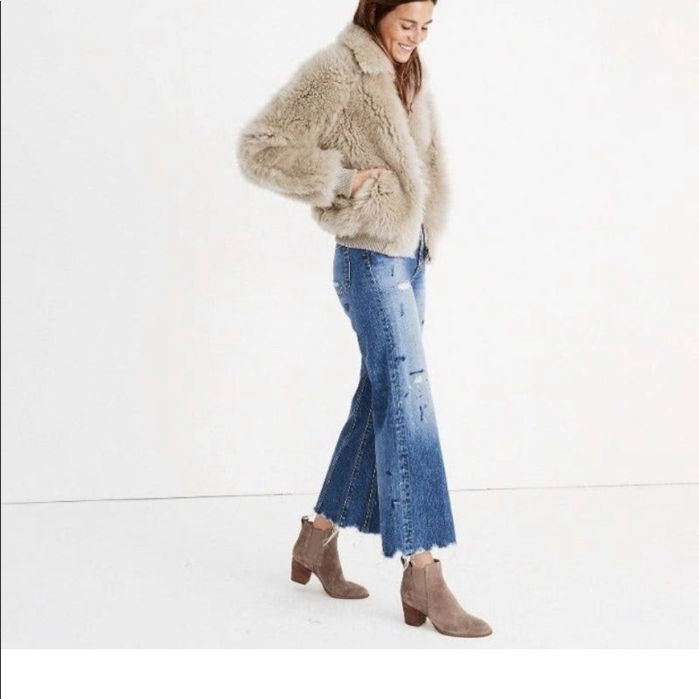 Madewell Shearling Bomber jacket